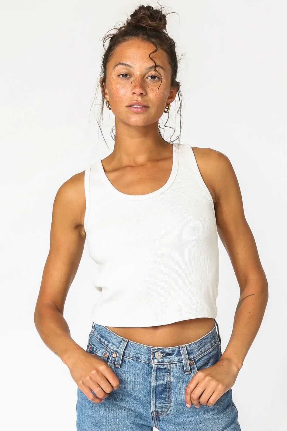 Blondie Tank -Jade & Night