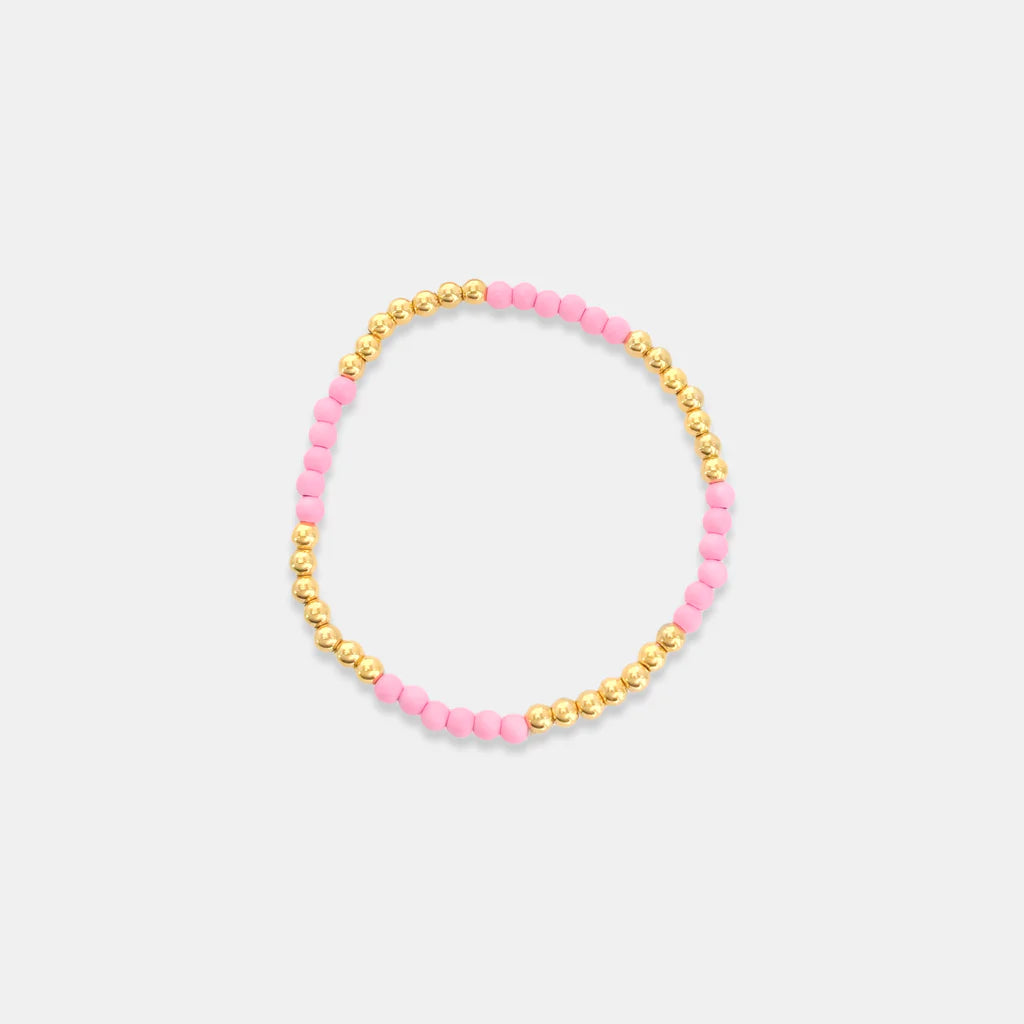 Beaded Bracelet with Colored Enamel Beads