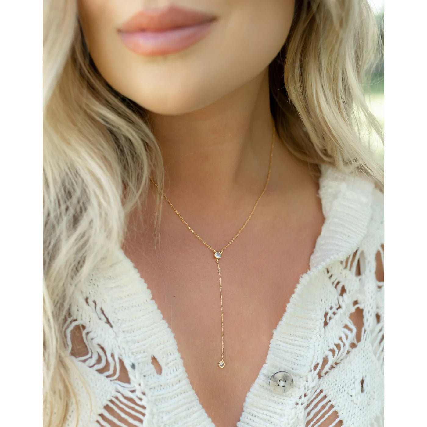 Elora Drop Necklace