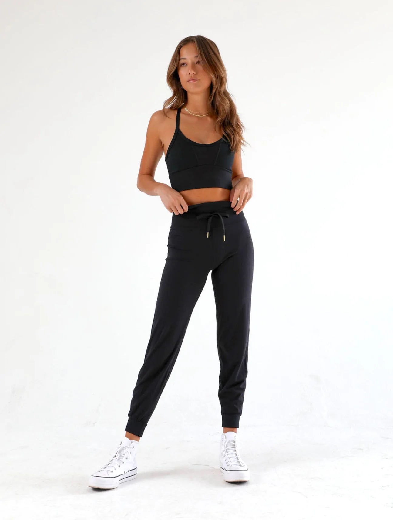 Volley Top- Black