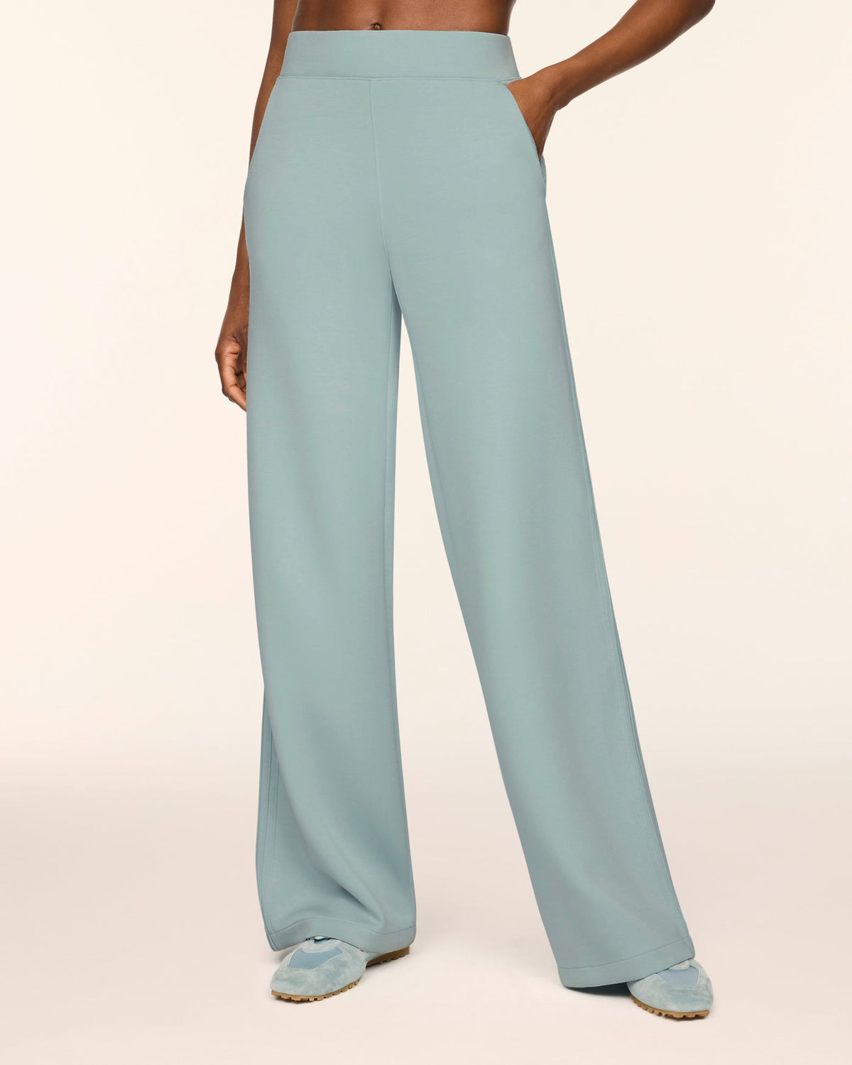 Spanx Pintuck Wide Leg Pant - Dew