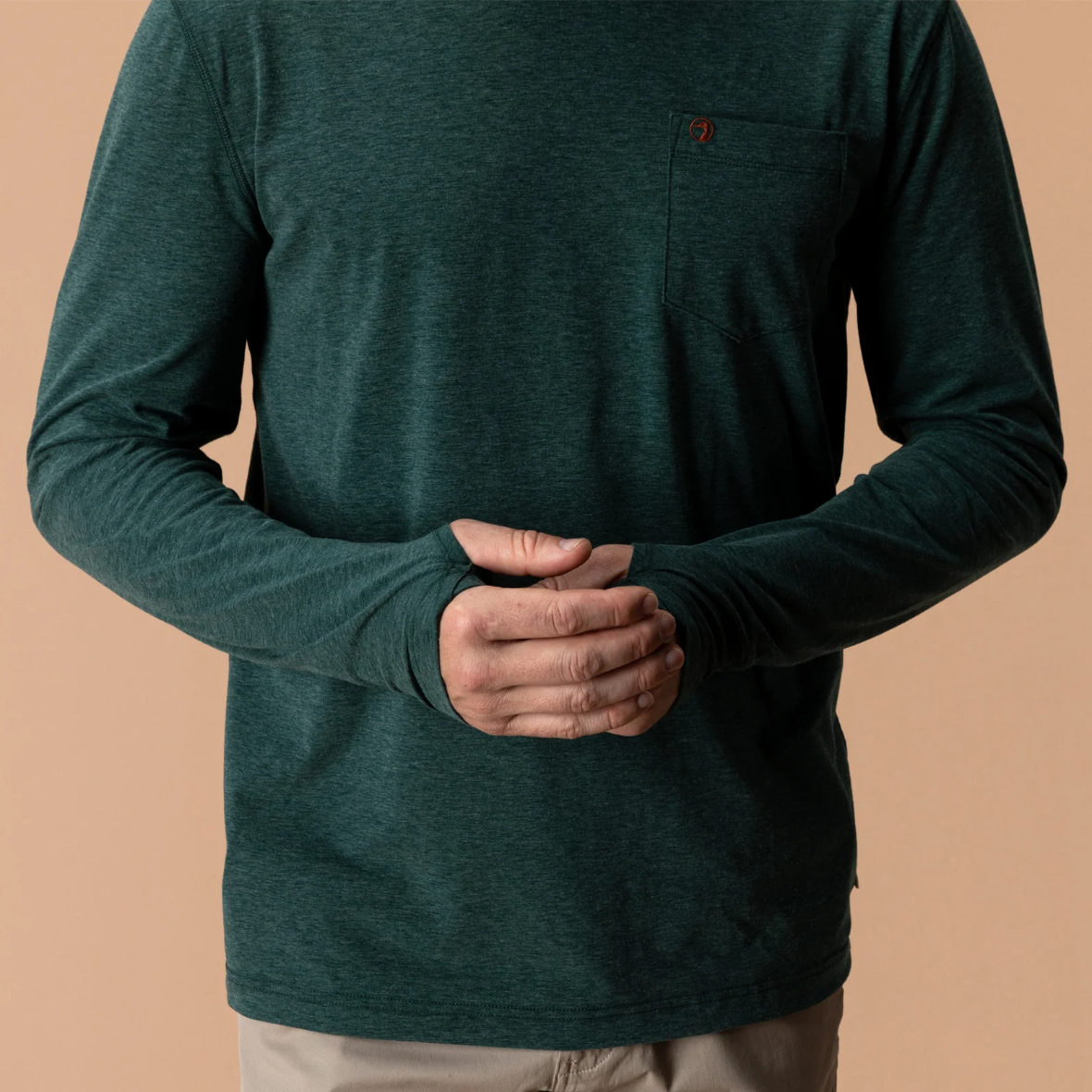 Windward Hooded Tshirt - Pine Grove