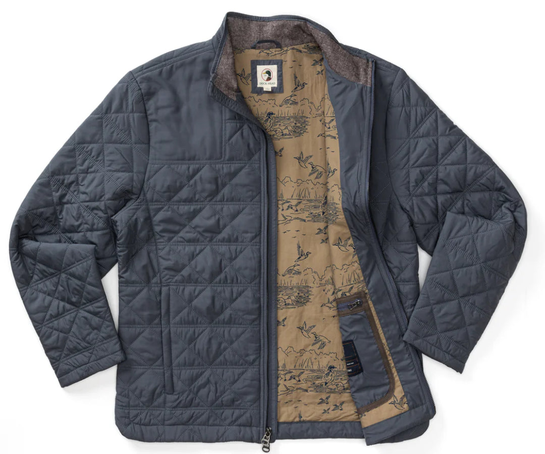 Fremont Quilted Sport Jacket - Ocean Grey