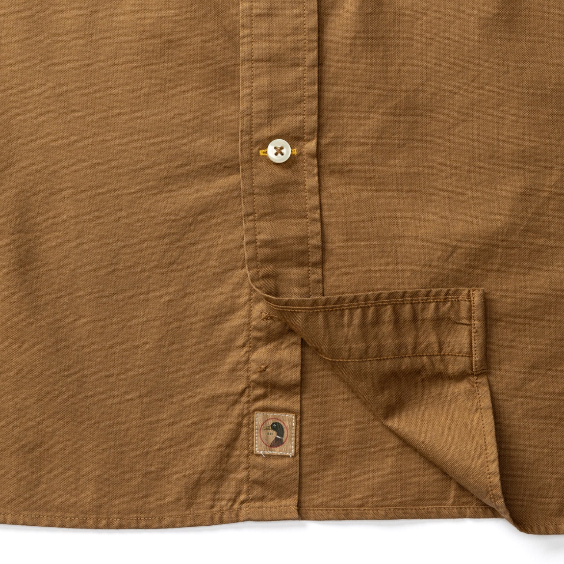 Beck Cotton Oxford Shirt - Bronze