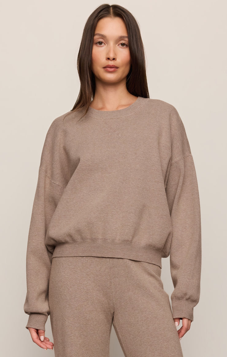Take It Easy Sweater - Heather Ash
