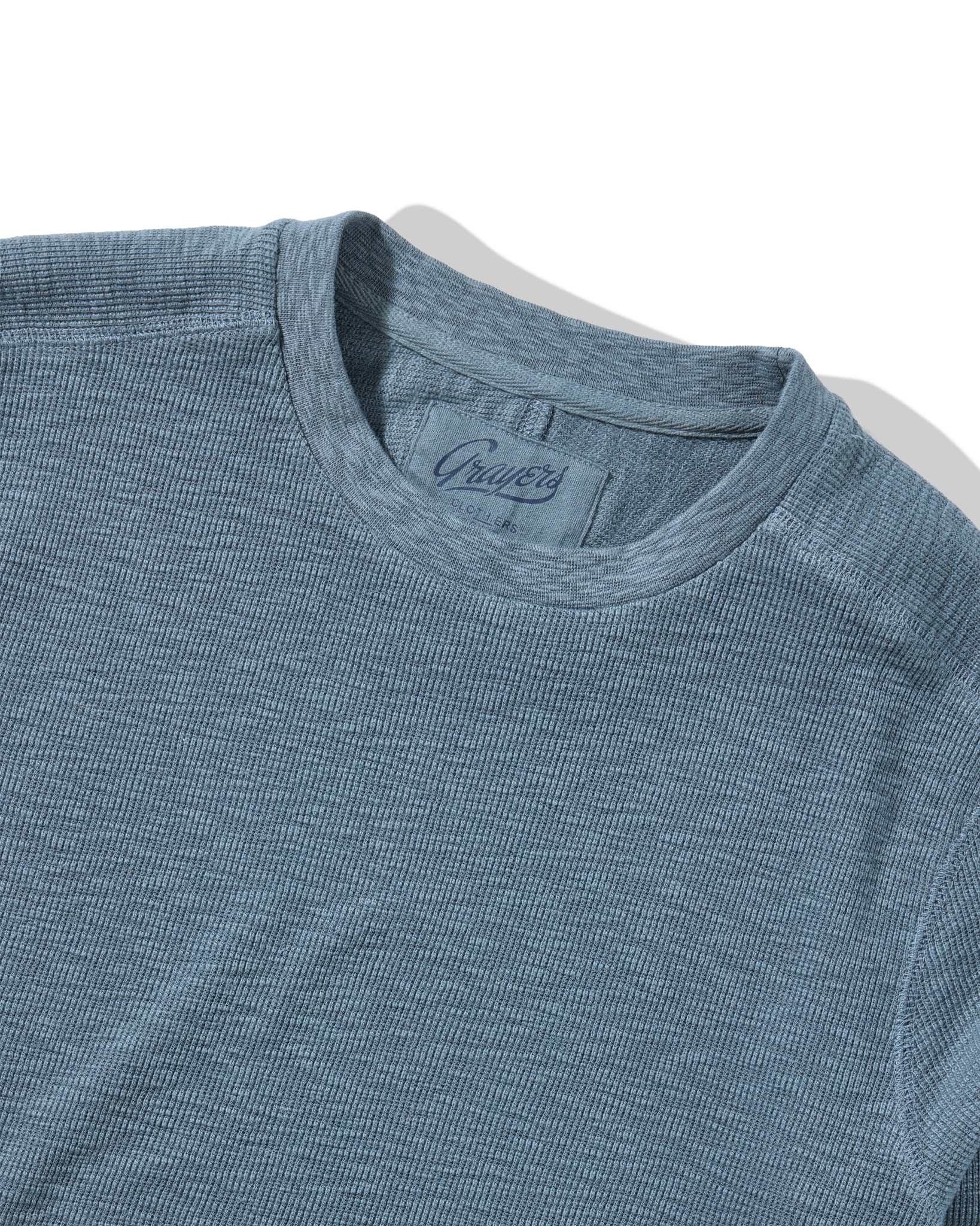 Clint Waffle Cotton Crew - Trooper