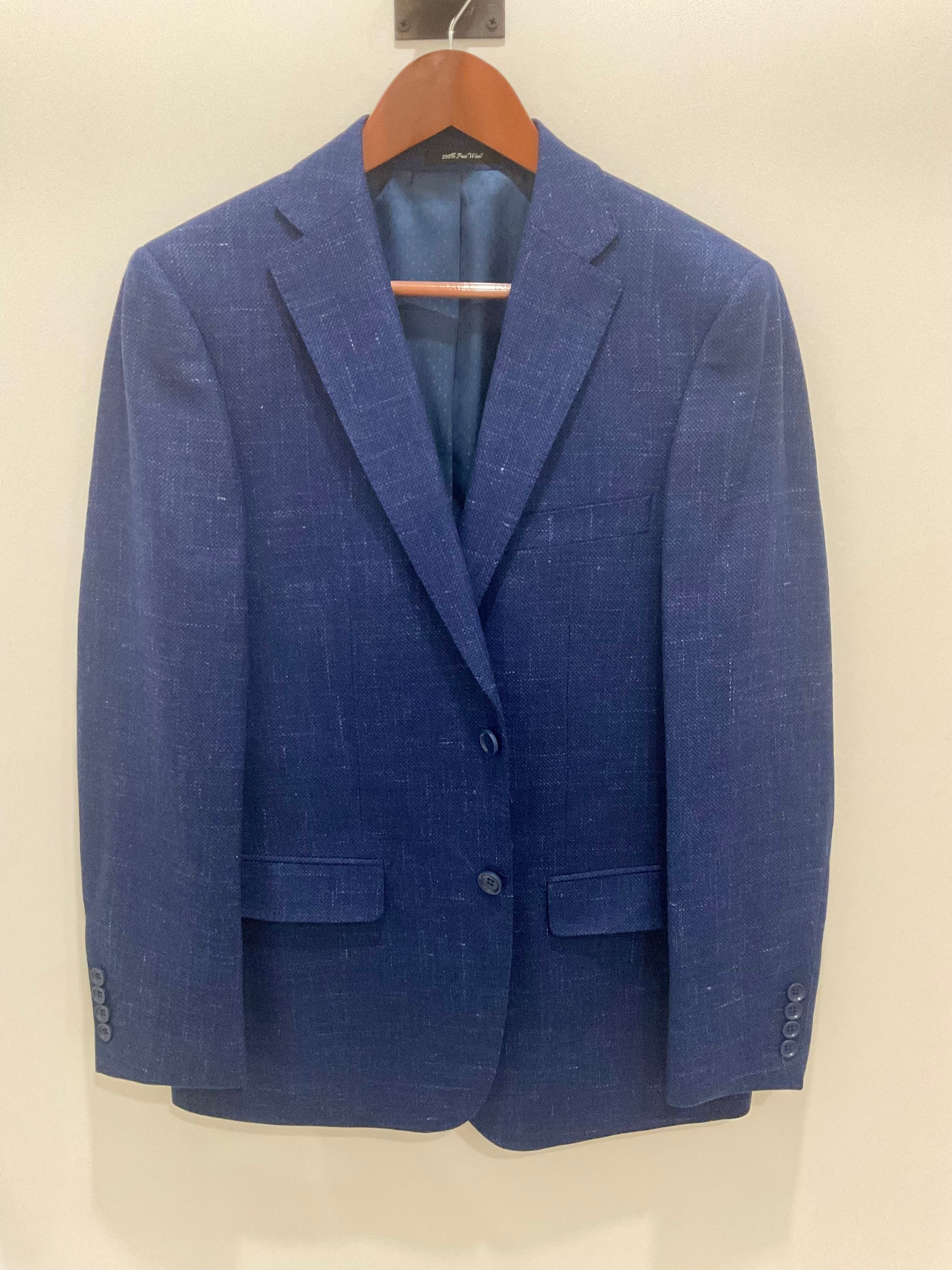 Mantoni Navy Hopsack Sportcoat