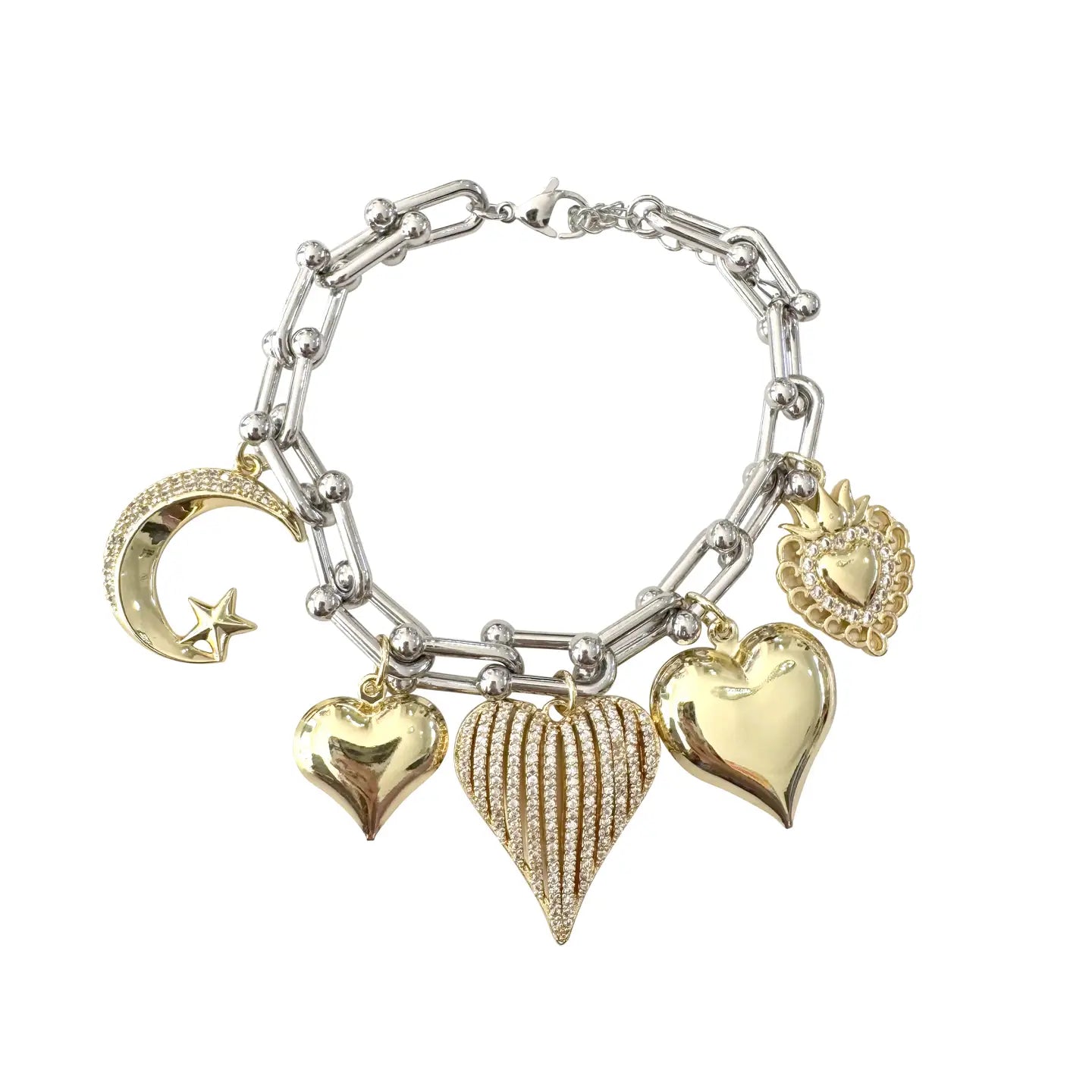 Gemelli-Tony Charm Bracelet