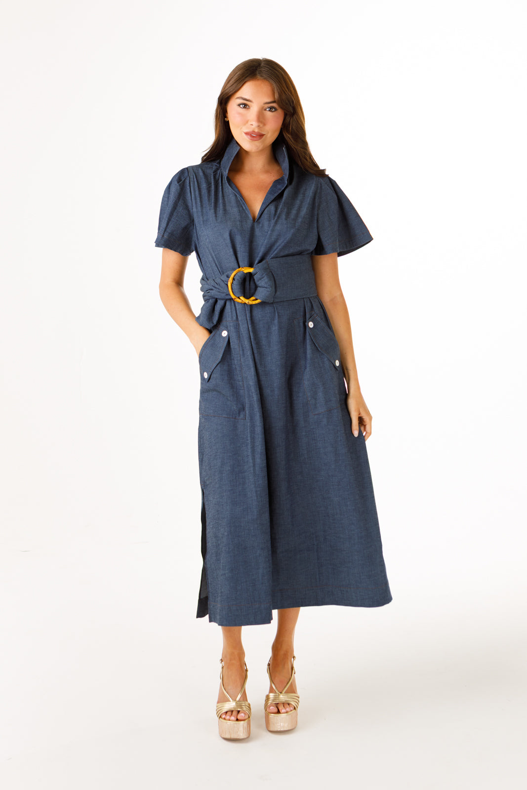 Gretchen Dress-Stretch Denim