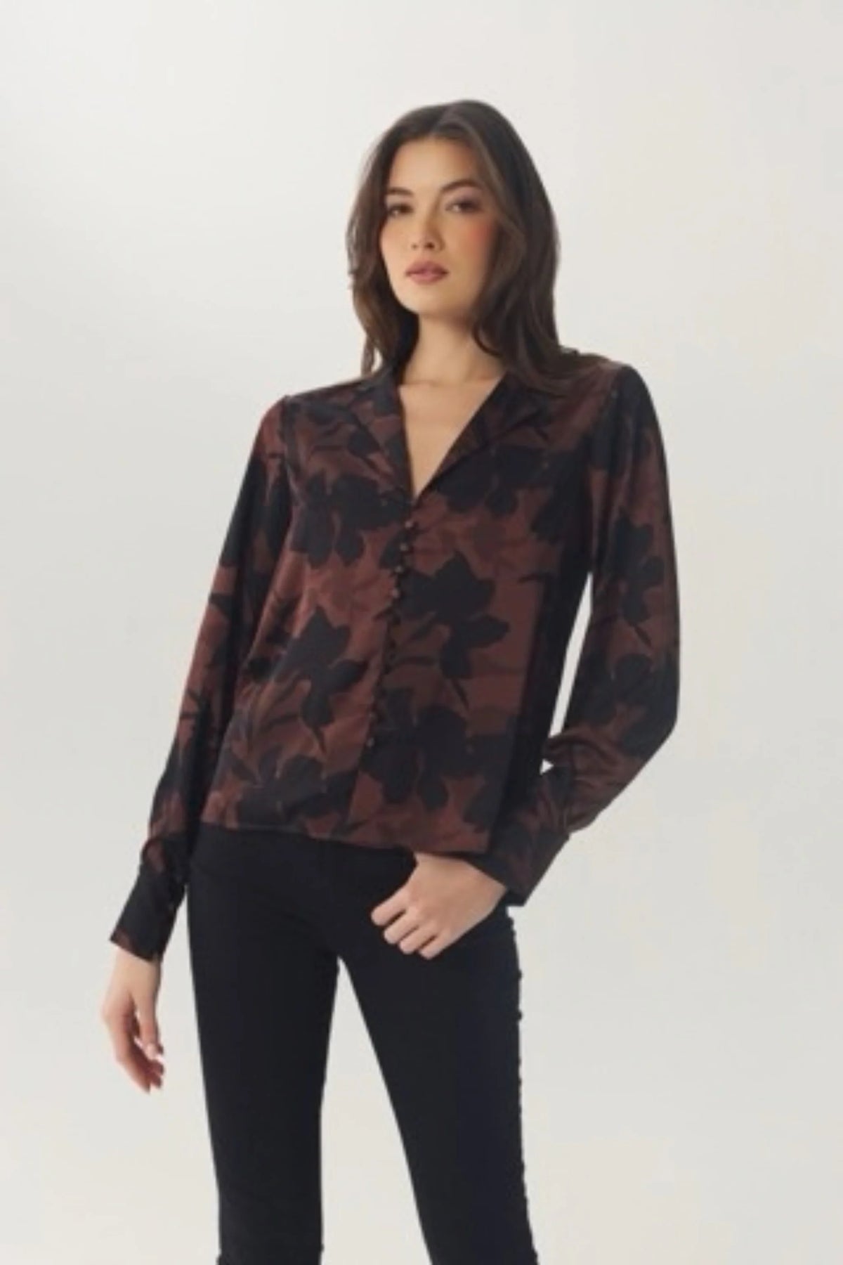 Cain Top Brown/Black