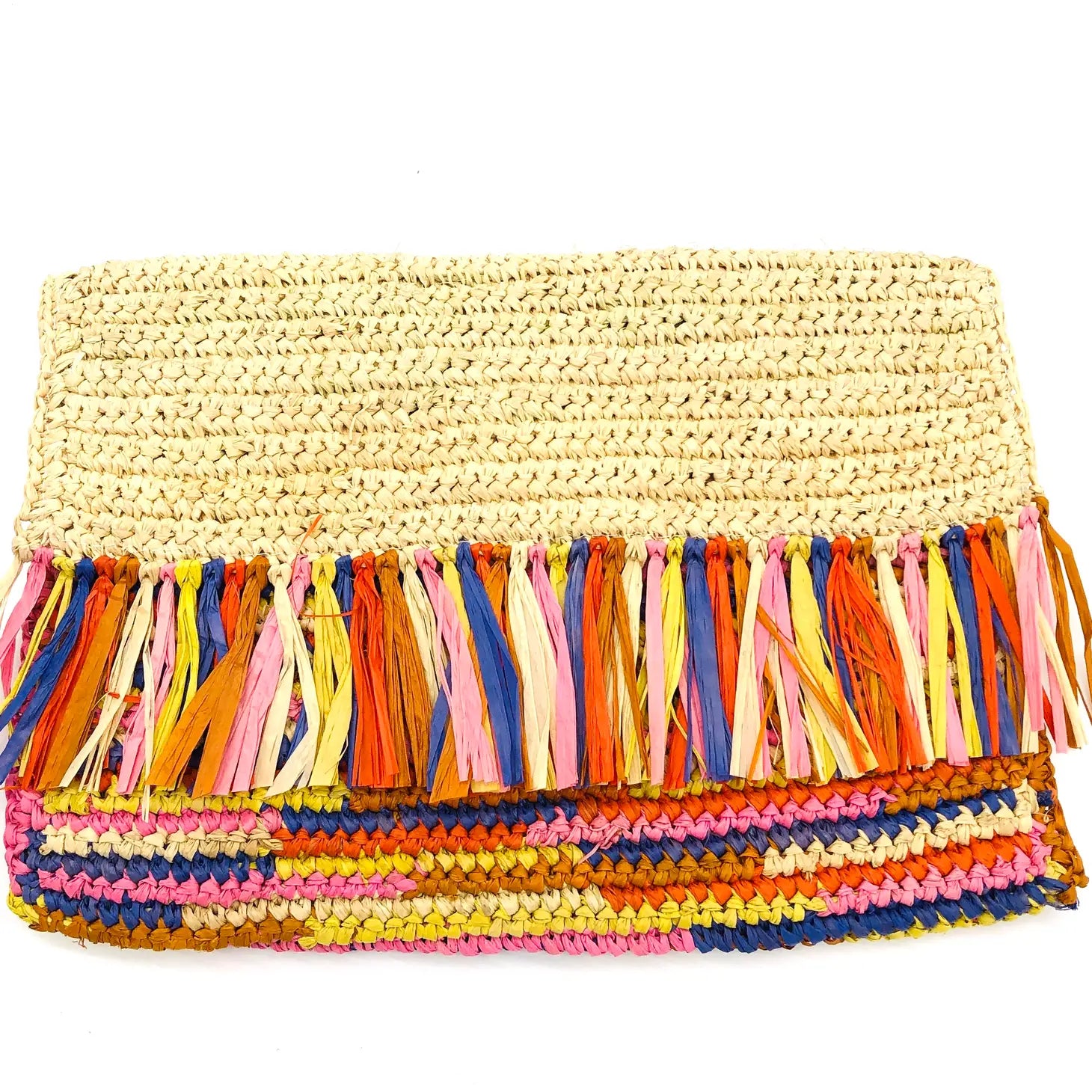 Coco Crochet Straw-Confetti