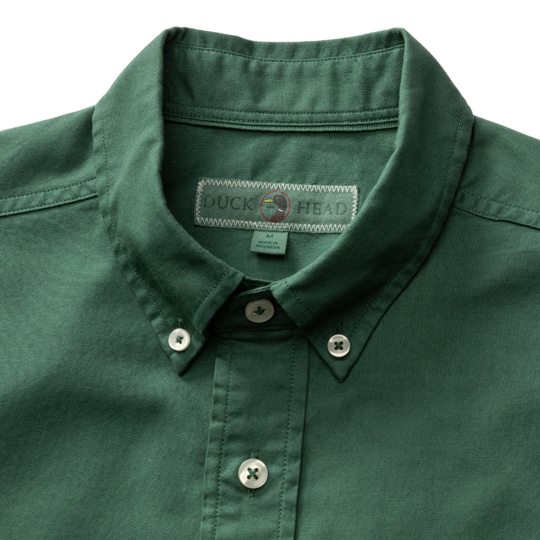 Beck Cotton Oxford Shirt - Hunter Green