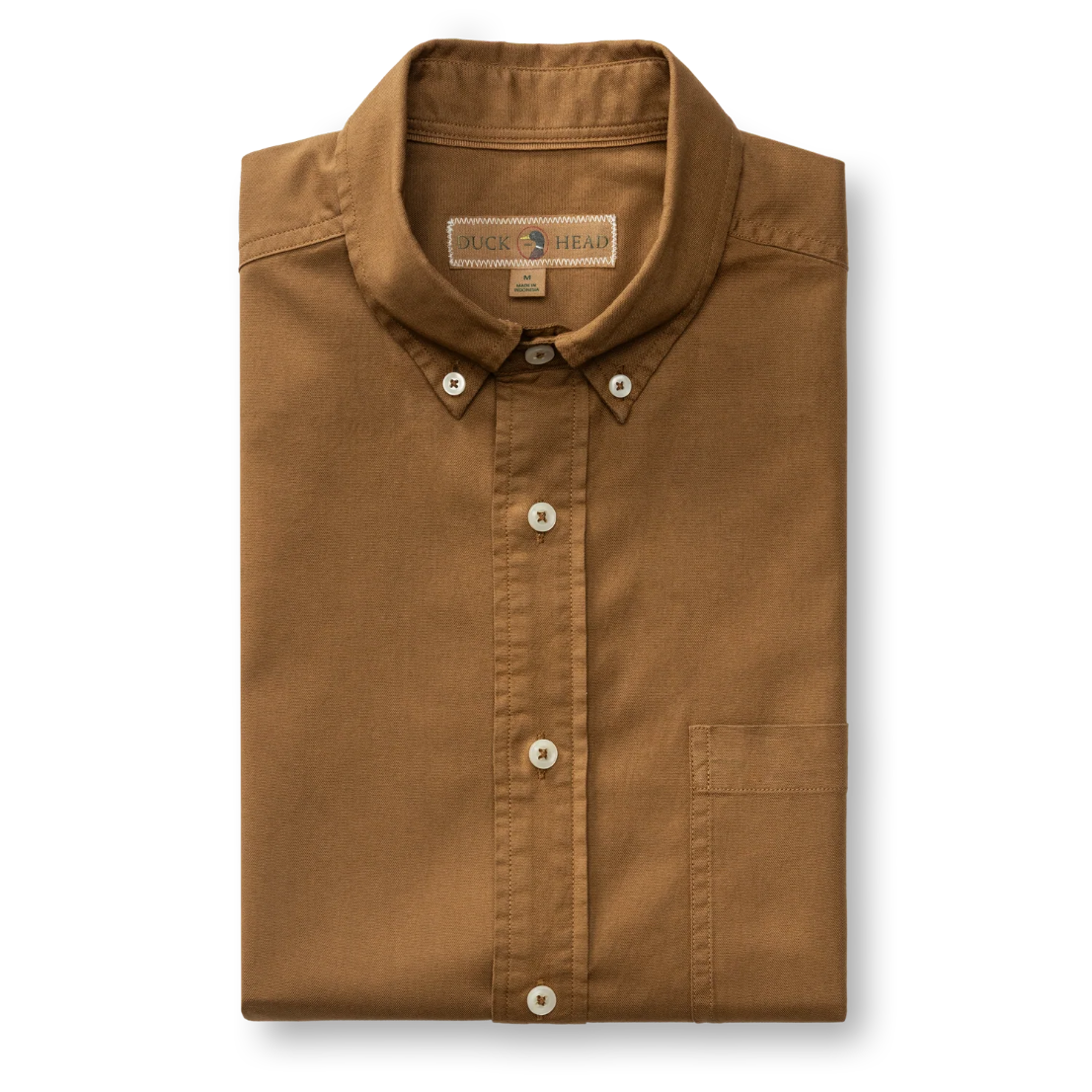 Beck Cotton Oxford Shirt - Bronze