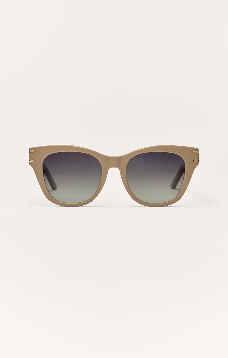 Z Supply Front Row Polarized Sunglasses - Nude Gradient