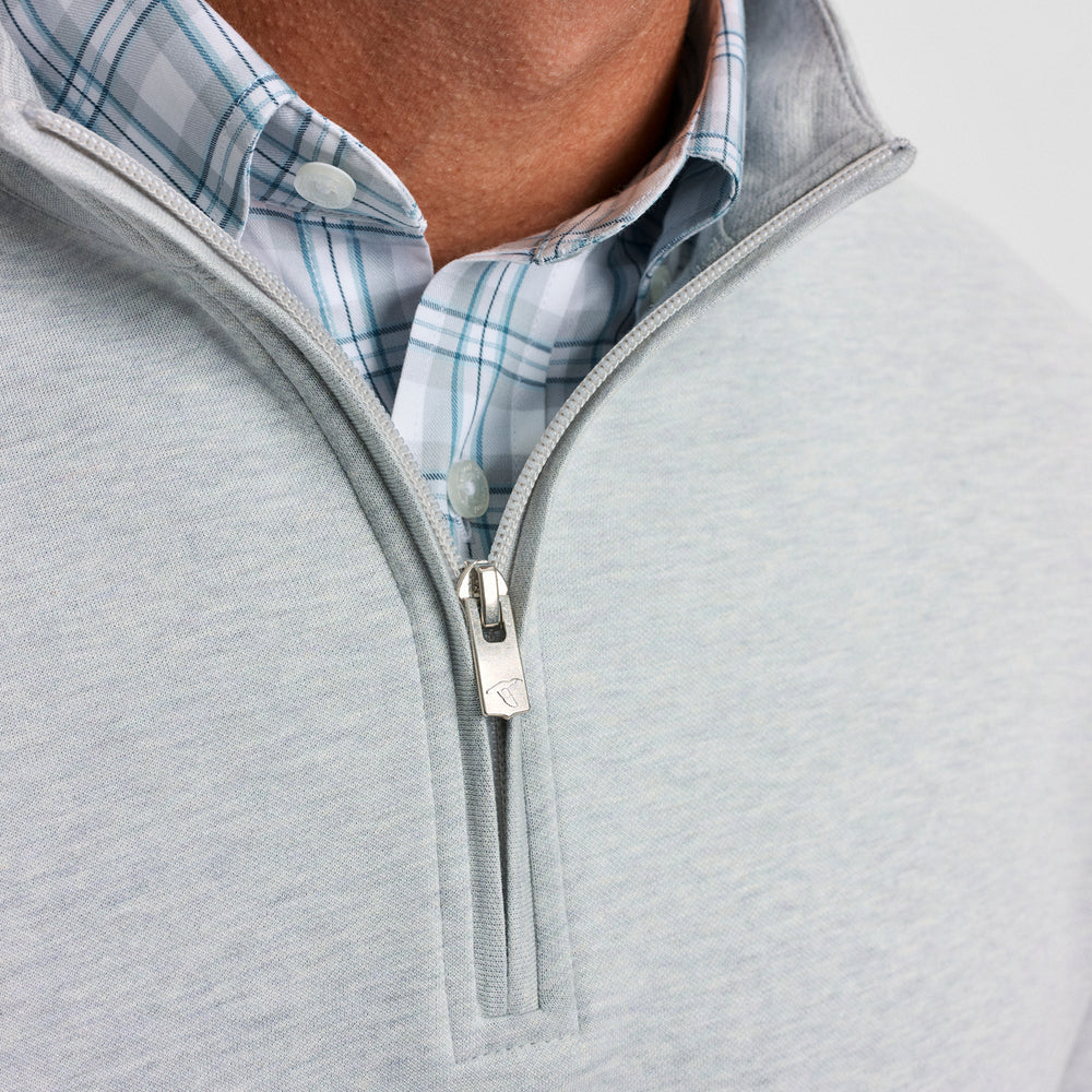 Cotton/Modal Quarter Zip - Tobacco