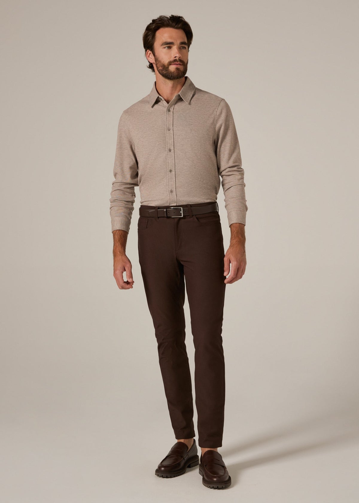Generation Knit Shirt - Taupe