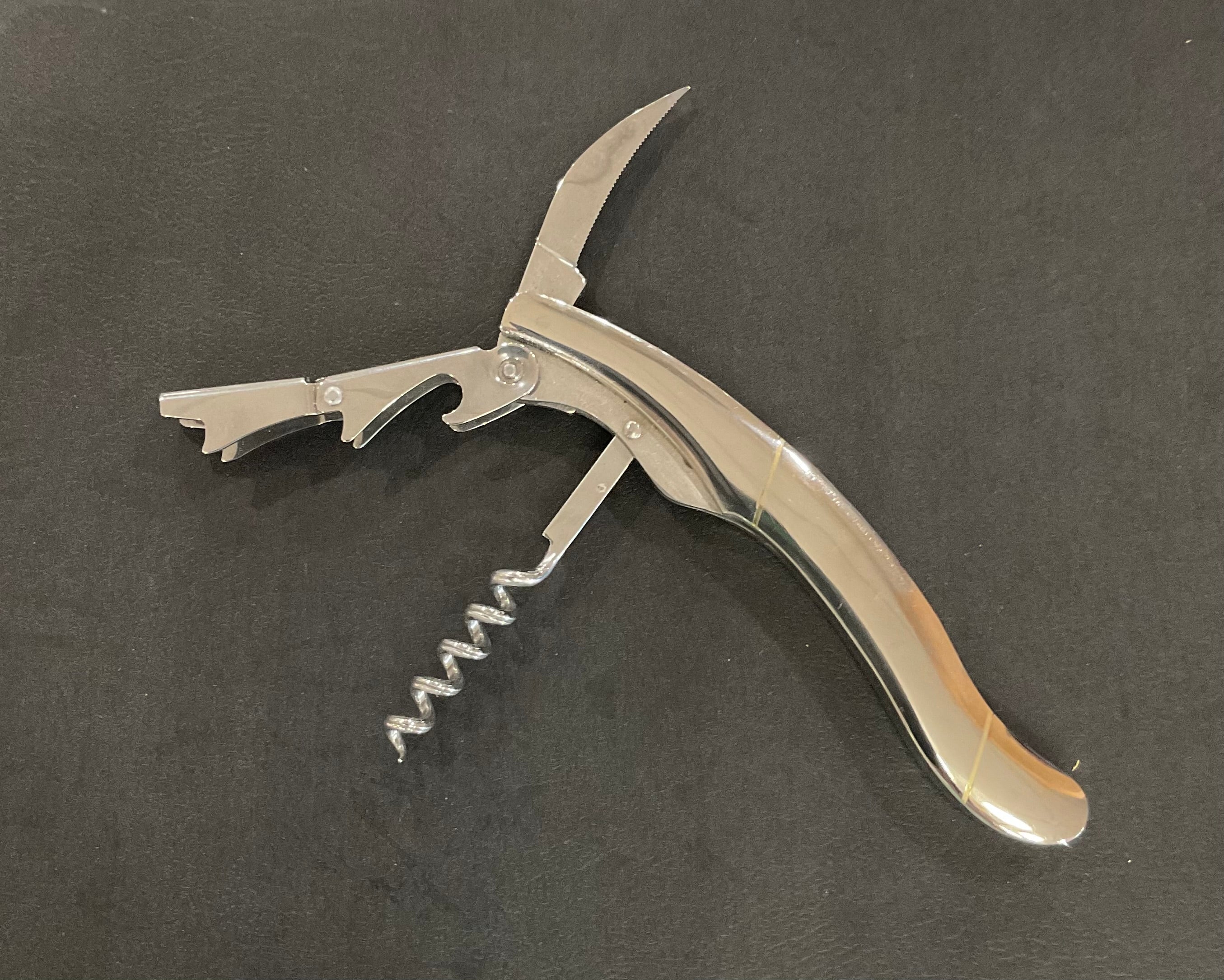 Silver Wine Bottle Opener