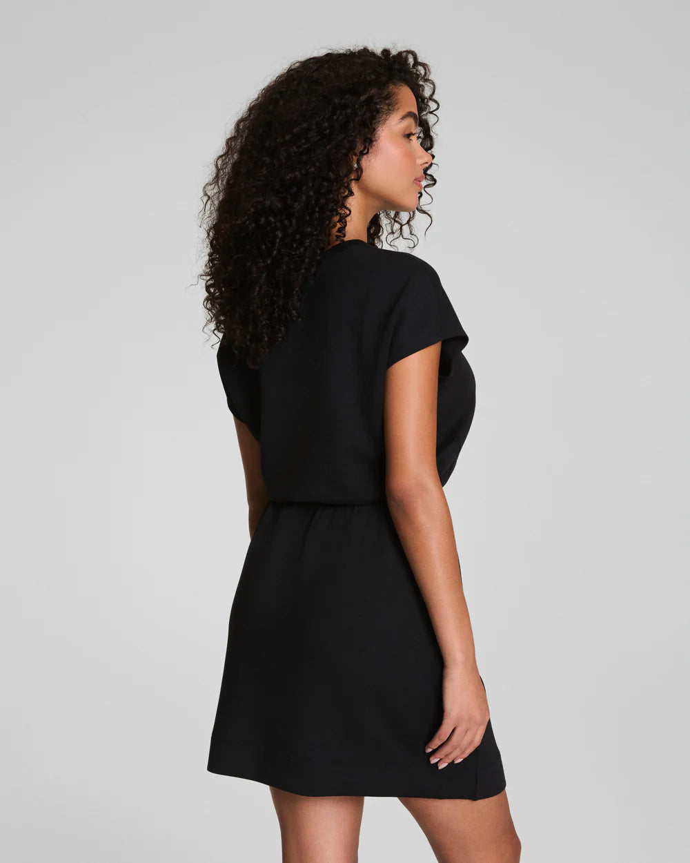 AE Crew Sweatshirt Dress-Black