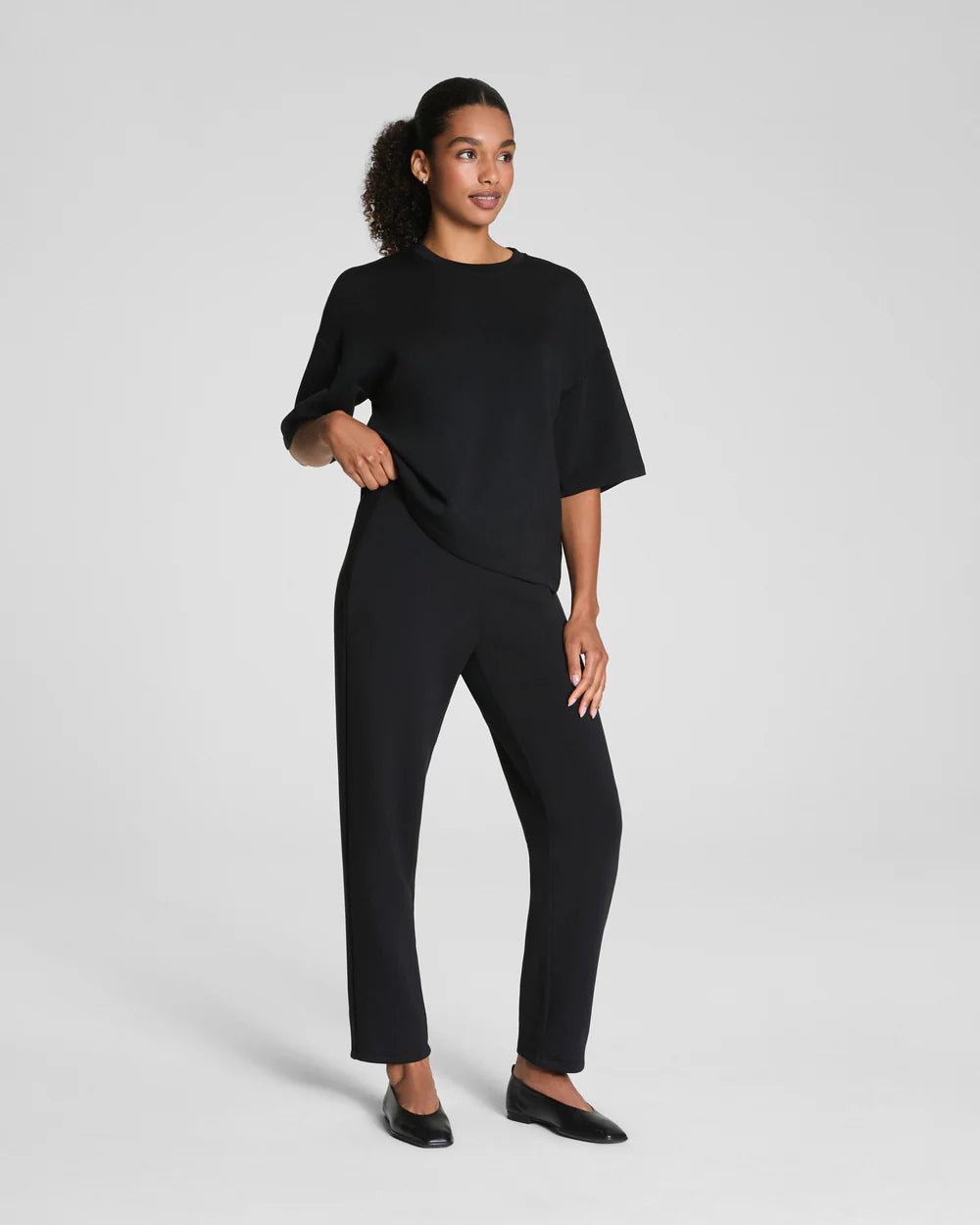 Spanx Air Essentials Slim Straight Pant-Black