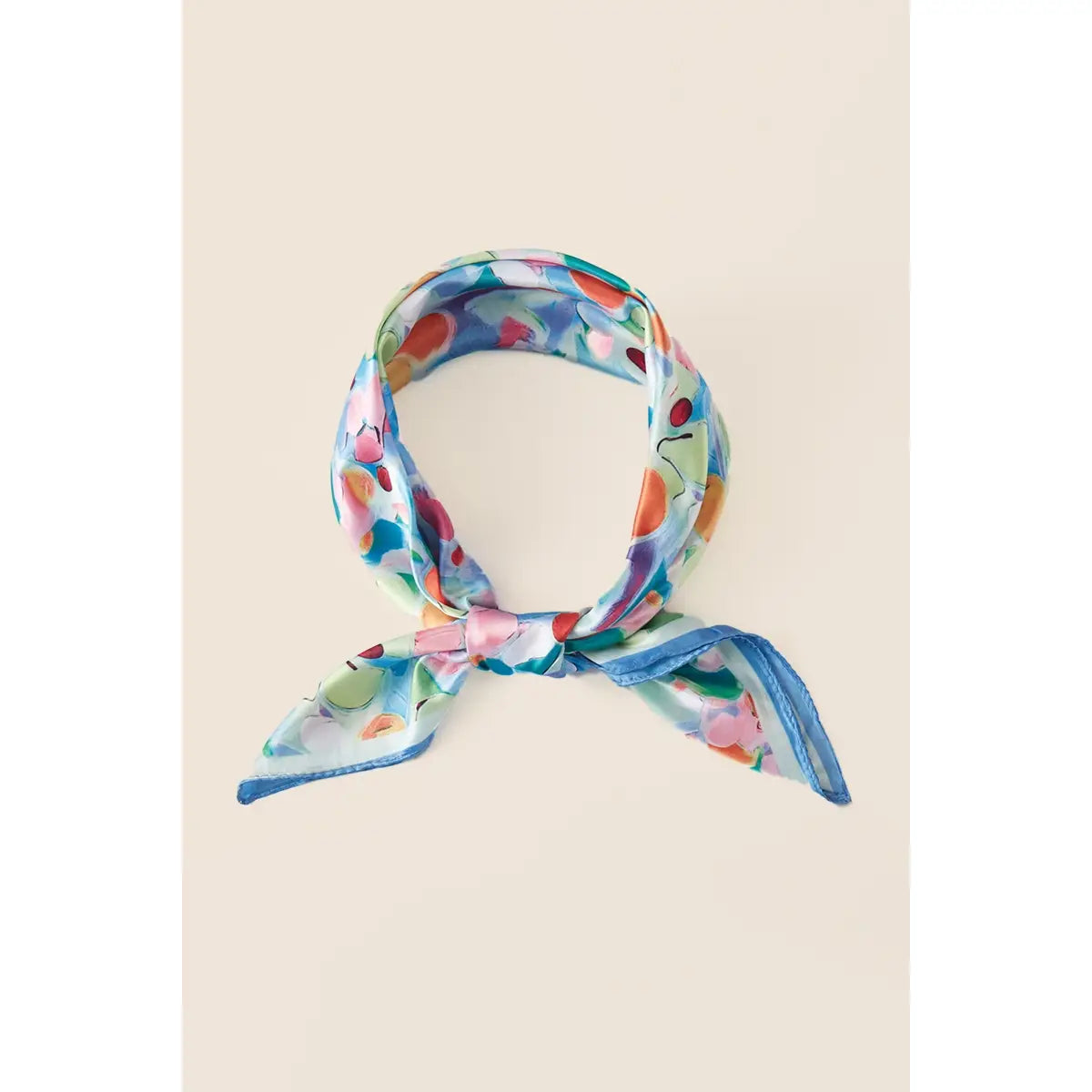 Vibrant Abstract  Bandana Scarf