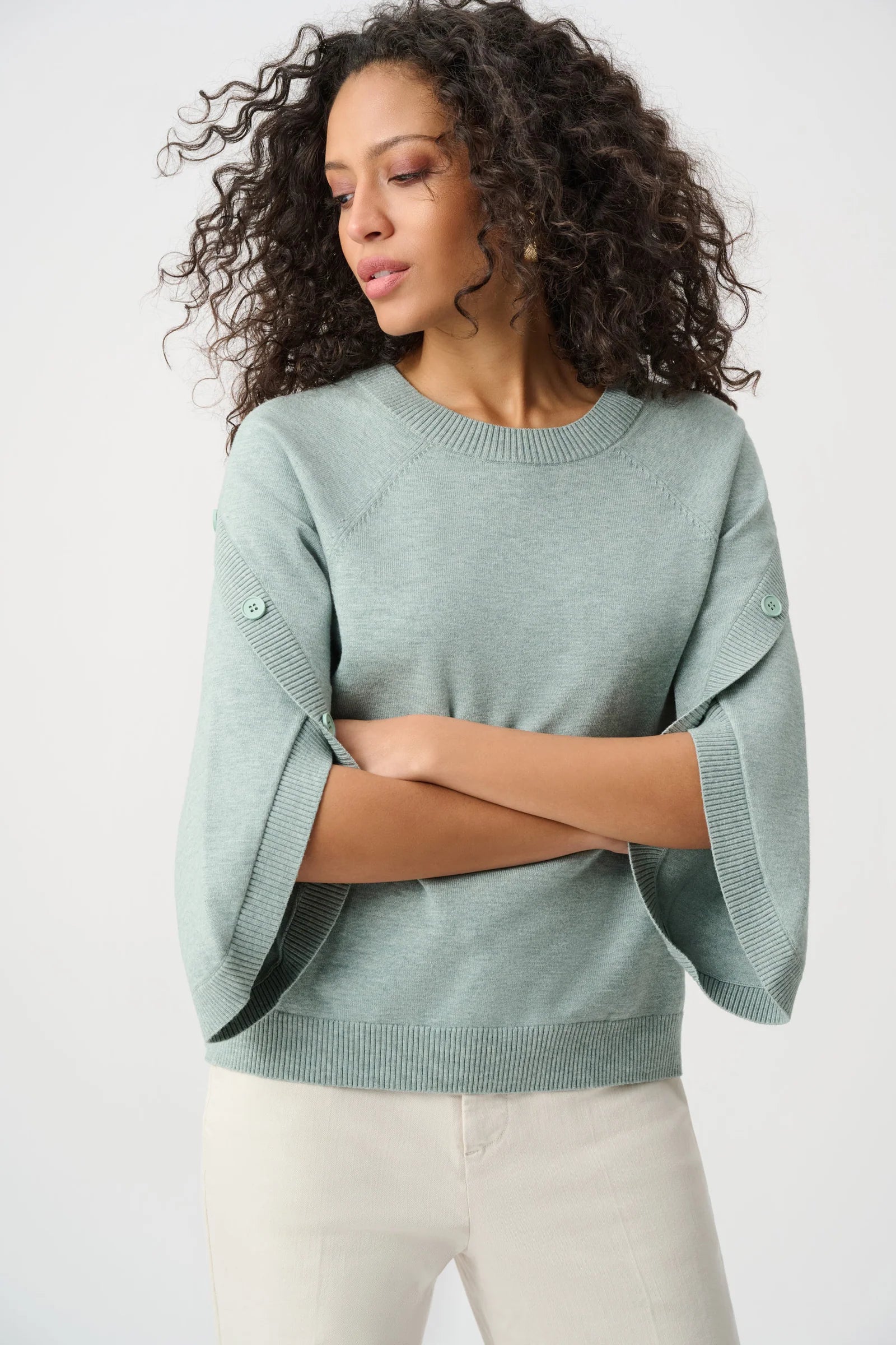 Mint Tulip Sweater