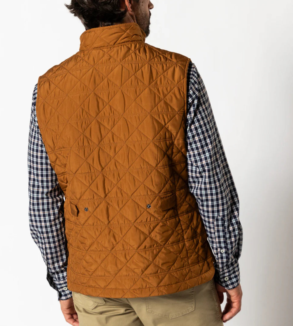 Fremont Sport Quilted Vest - Dark Amber