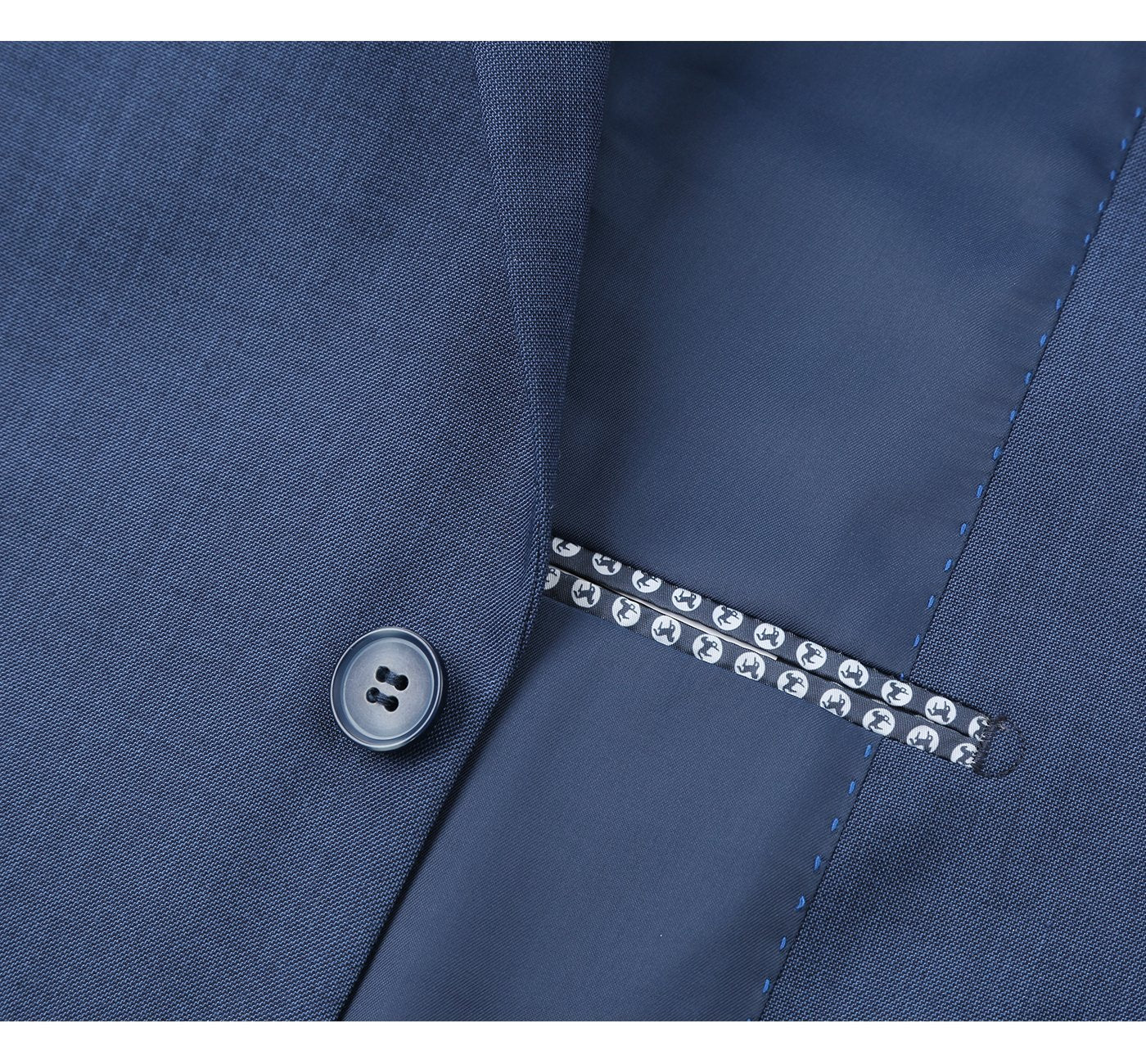 Dusty Blue Heathered Suit