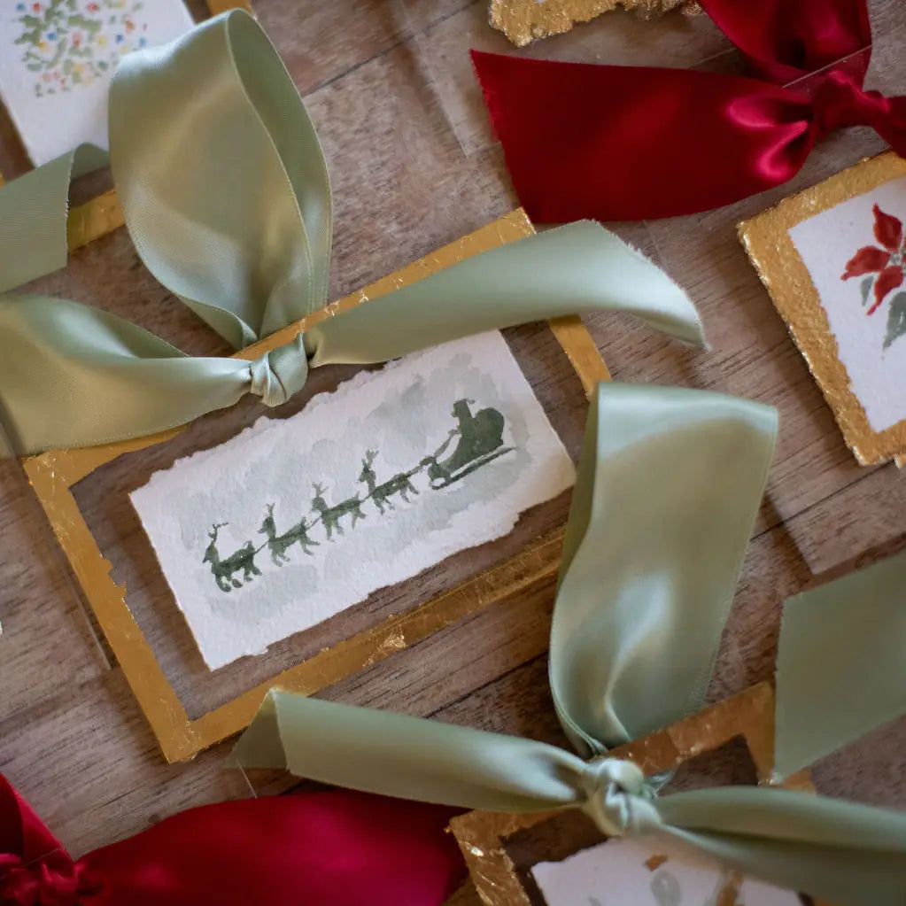 Porter Rivers Hand Painted Watercolor Ornaments