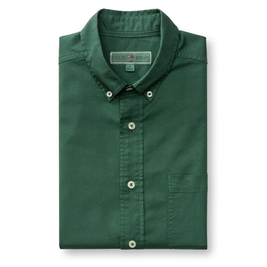 Beck Cotton Oxford Shirt - Hunter Green