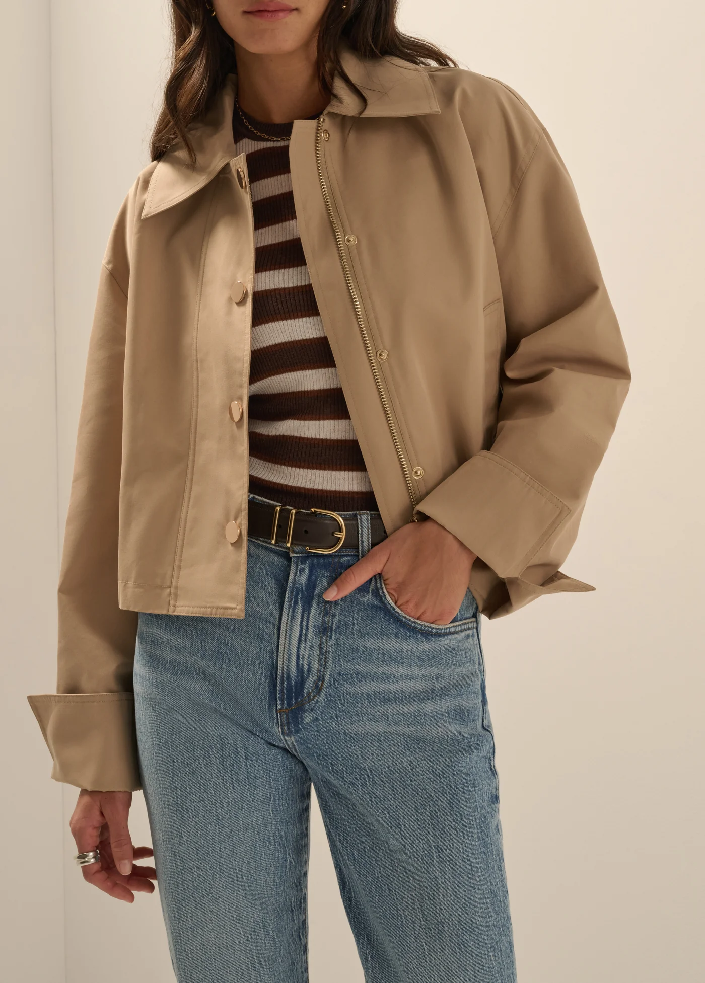 The Rue Cropped Trench - Khaki