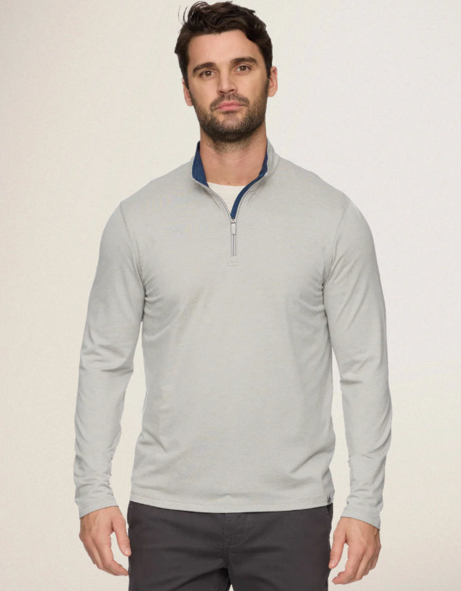 Clutch Comfort 1/4 Zip - Light Grey