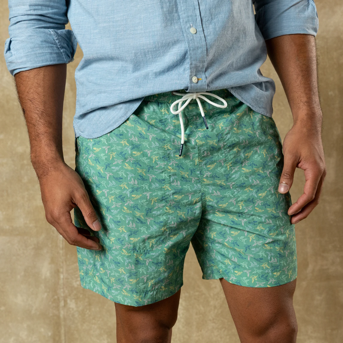 Sailport Swim Short 6” - Aspen Green