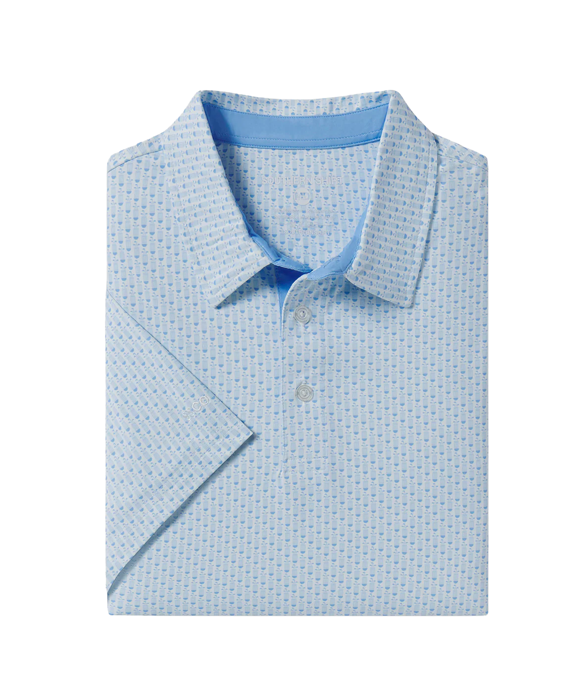 Club and Carry Printed Polo