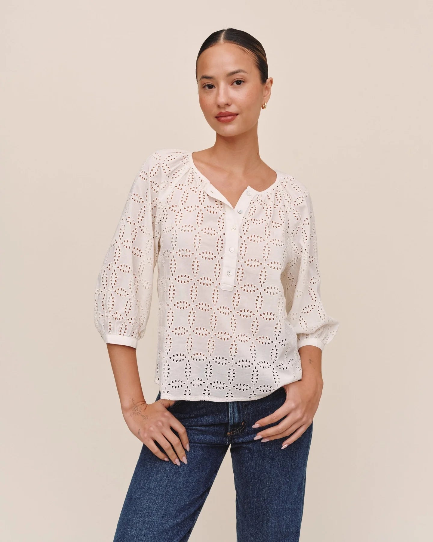 Chelsie Embroidered Pullover