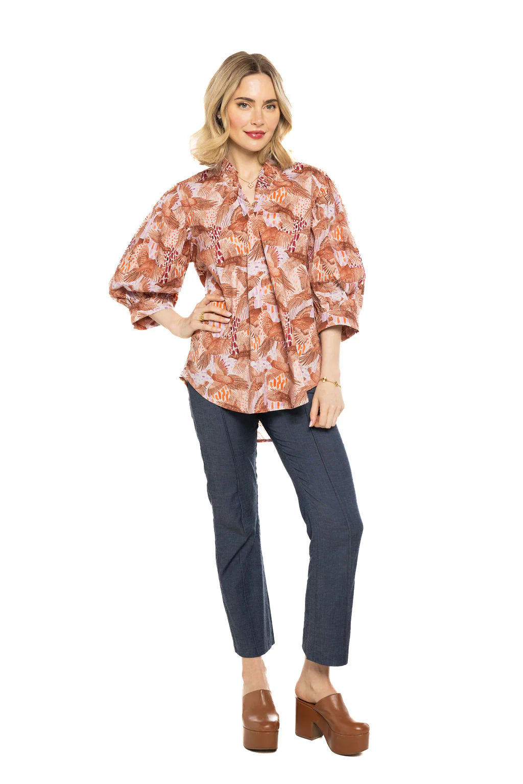 Laura Top-Pheasant Multi