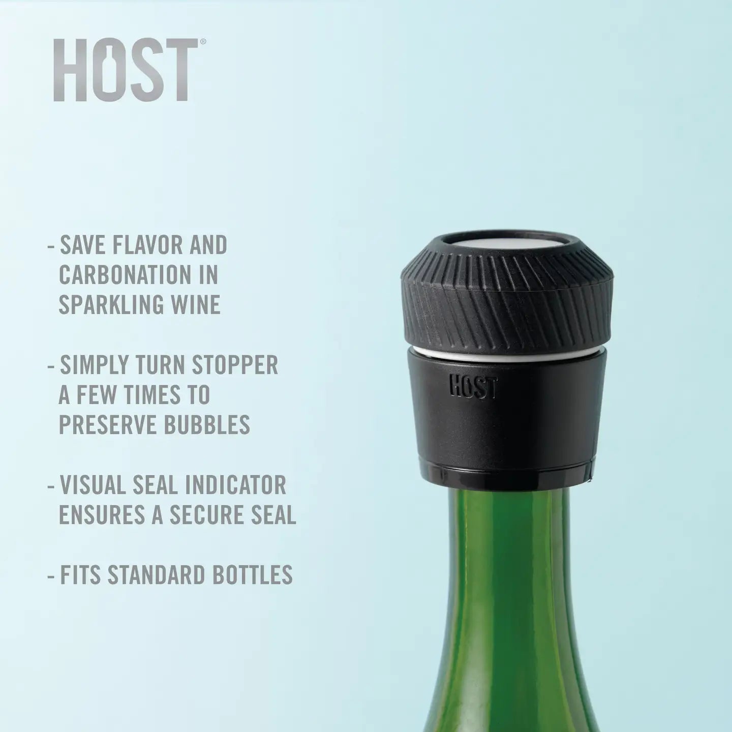 Champagne Bottle Corker w/ Seal Indicator