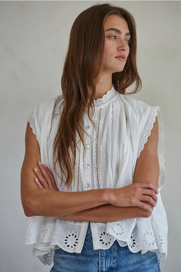 Lollie Eyelet Top
