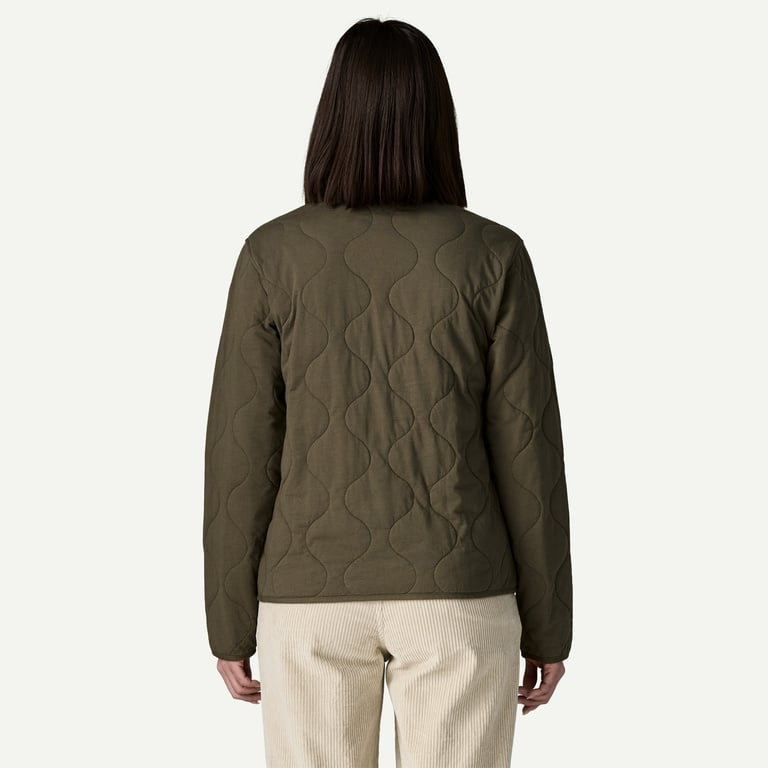 Daily Quilted Snap Pullover - Basin Green