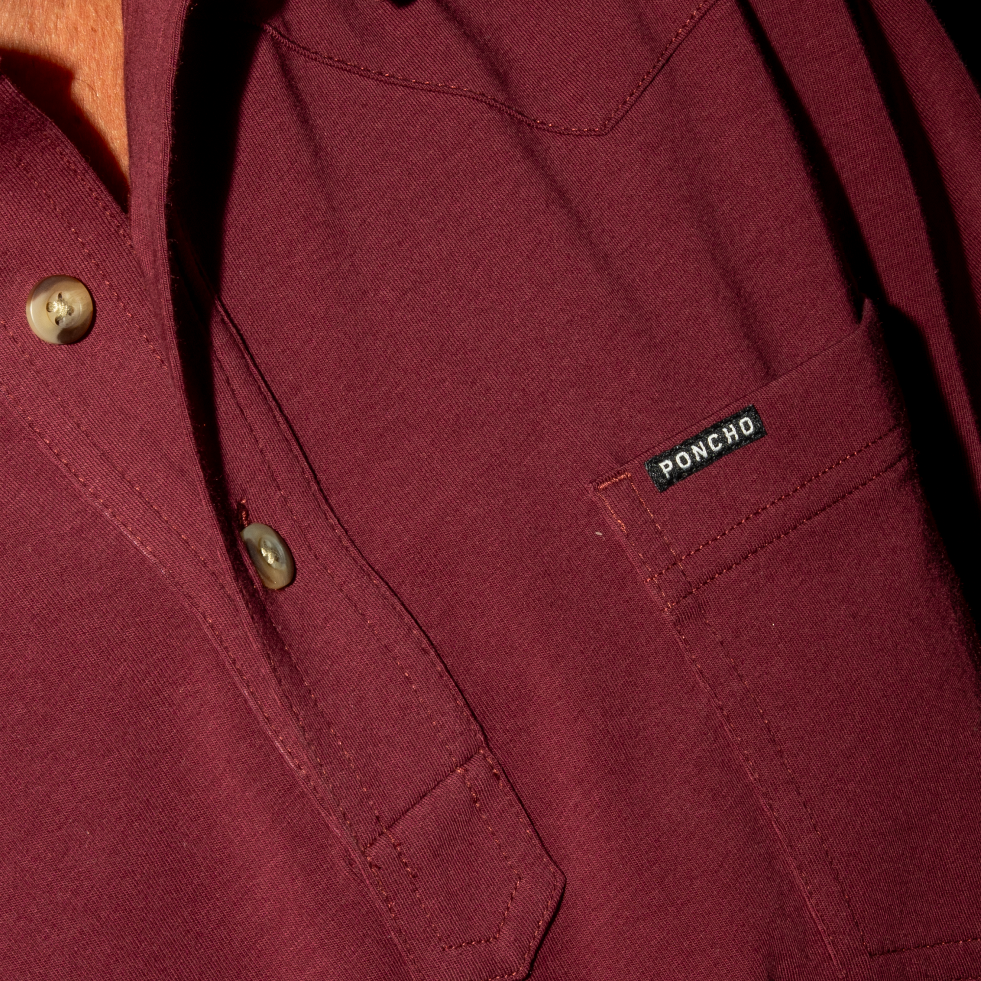 The Gridiron Western Polo - Maroon