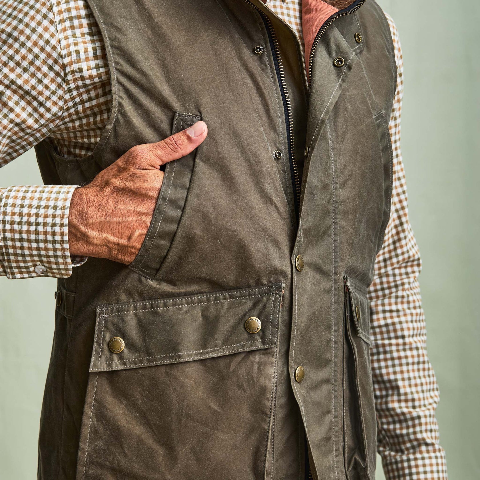 DU Kinsman Vest - Wetland Green