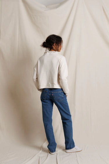 Arden Mock Neck French Terry Sweatshirt