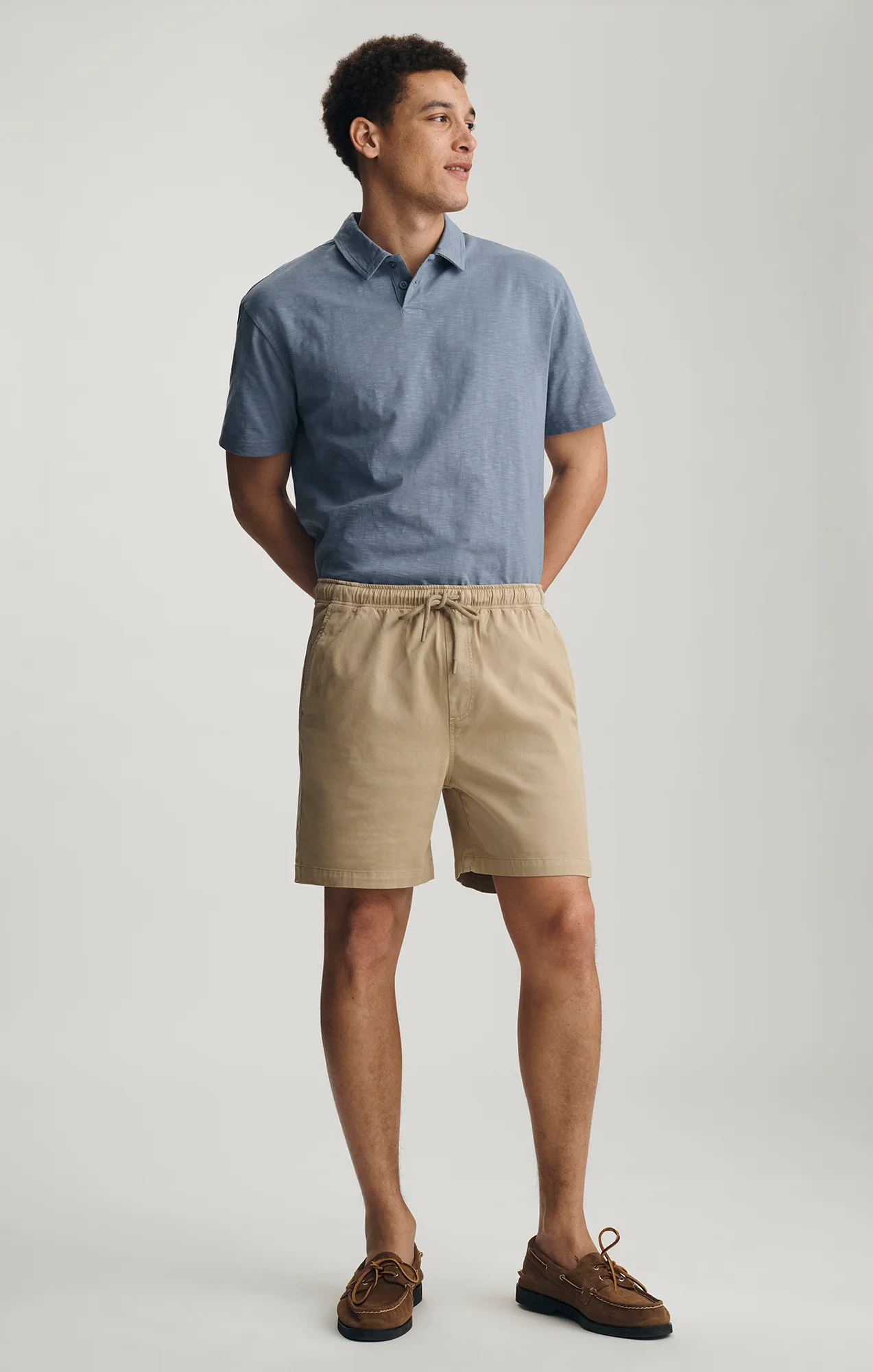 7” Drawstring Short - Olive Gray