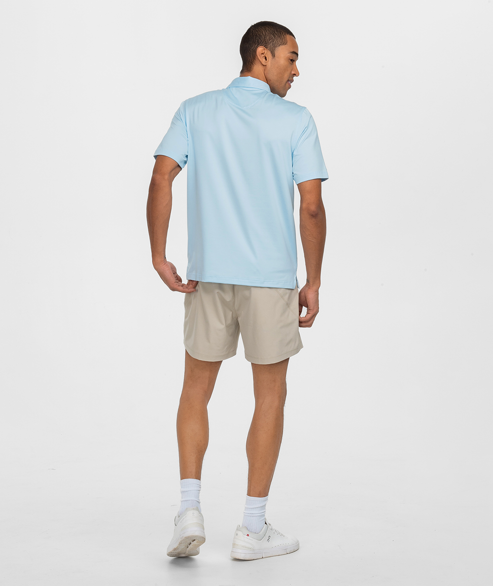 Grayton Heather Polo - Skyway