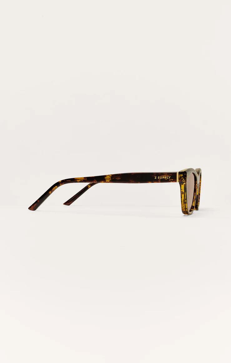 Z Supply Midnite Polarized Sunglasses - Brown Tortoise