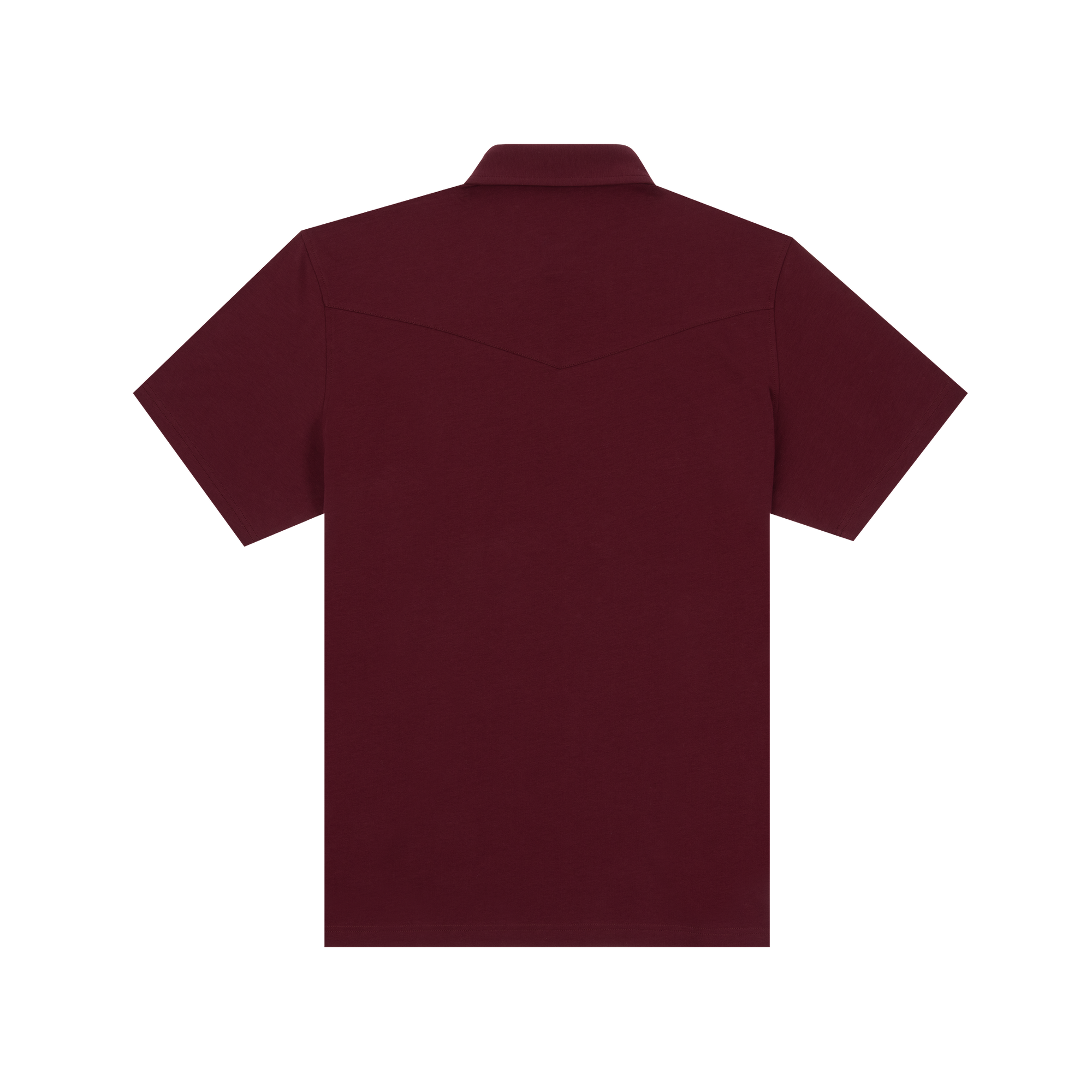 The Gridiron Western Polo - Maroon
