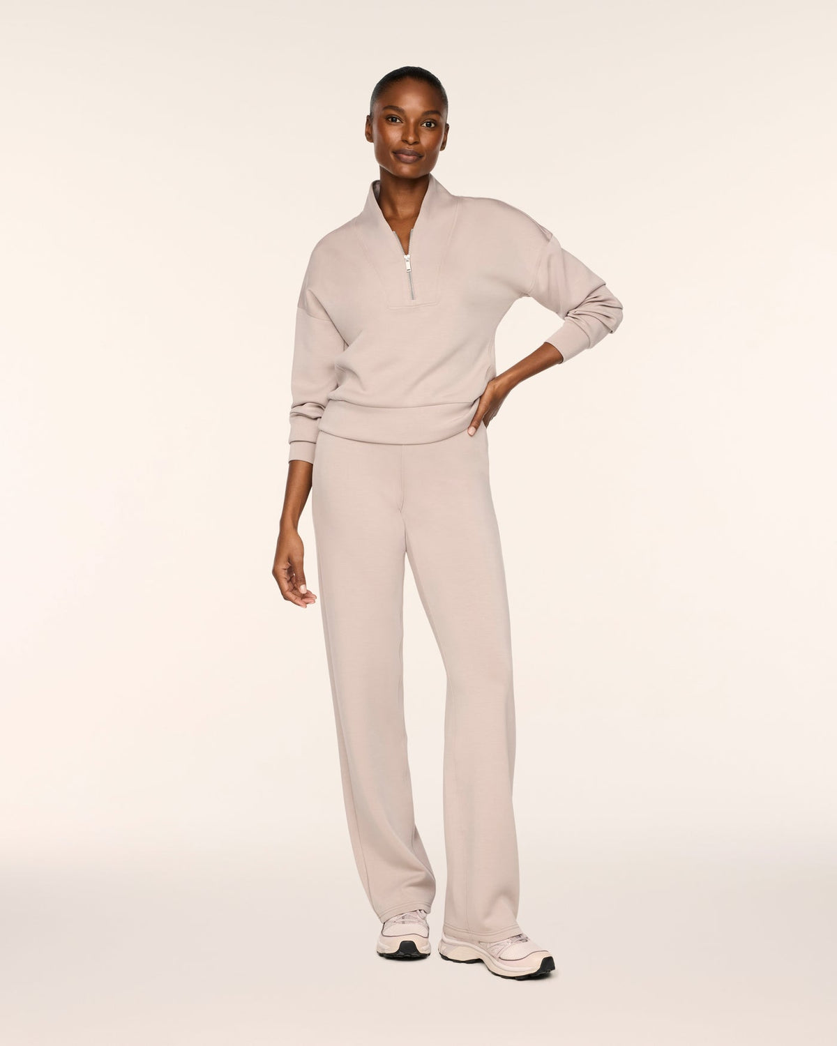 Spanx Airessentials Straight Leg Pant - Mushroom