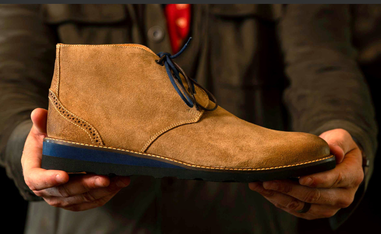 Blue Ridge Suede Chukka Boot - Khaki