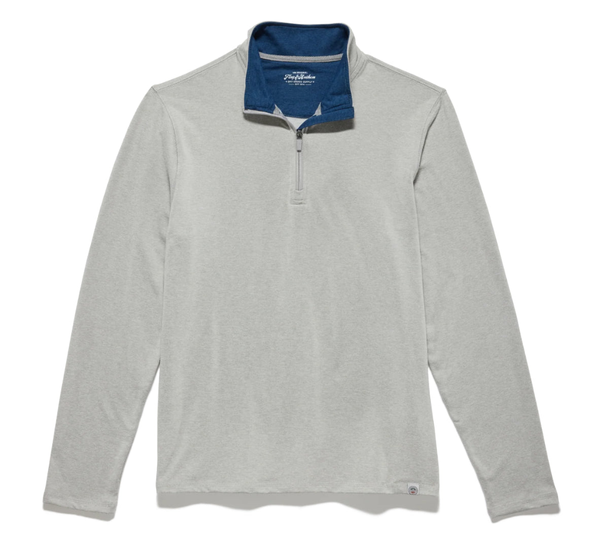 Clutch Comfort 1/4 Zip - Light Grey