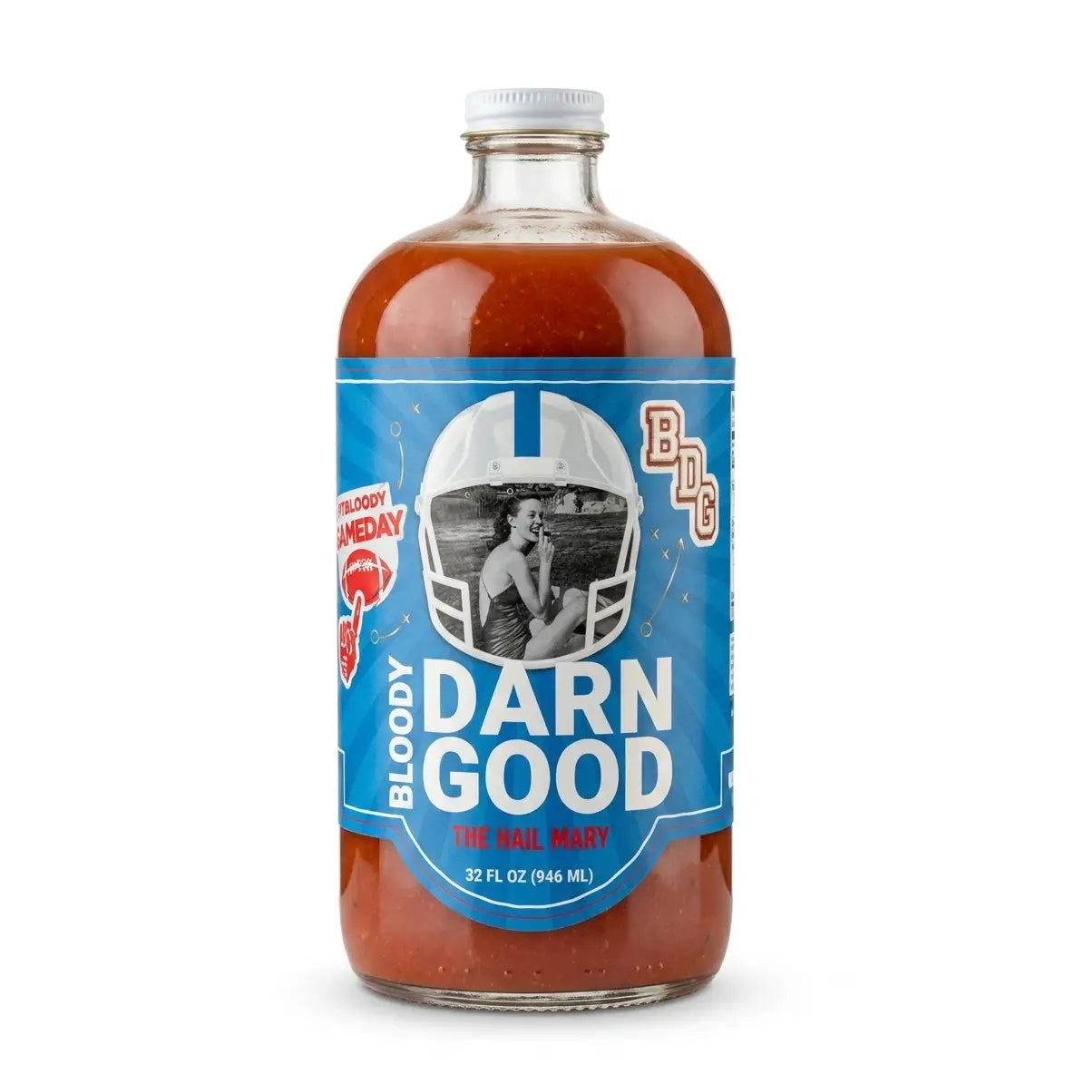The Hail Mary Tailgate Bloody Mary-Powder Blue