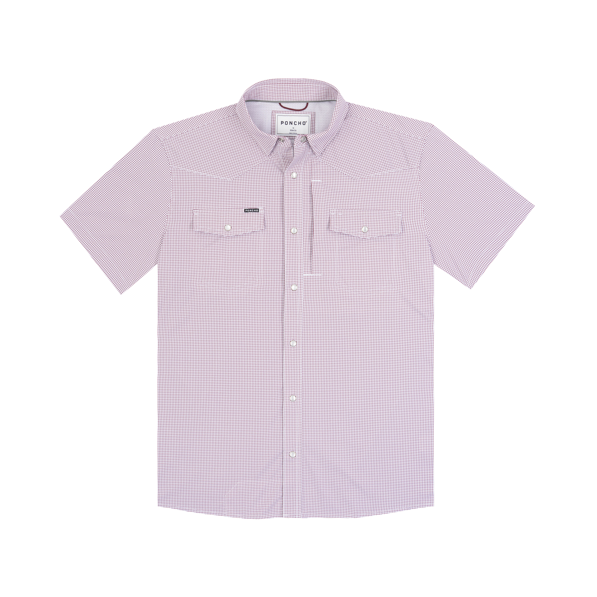 The Howdy Western Shirt - Maroon
